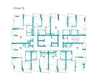 2-к квартира, вторичка, 65м2, 15/24 этаж