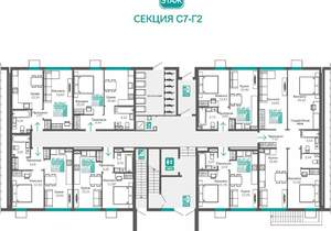 1-к квартира, вторичка, 38м2, 1/9 этаж