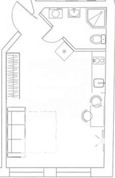 Студия квартира, вторичка, 29м2, 1/3 этаж
