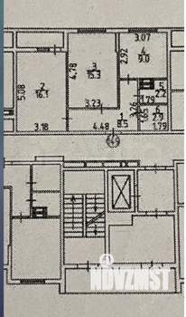 2-к квартира, вторичка, 54м2, 9/10 этаж