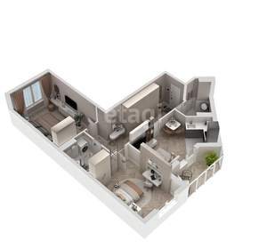 2-к квартира, вторичка, 66м2, 8/11 этаж