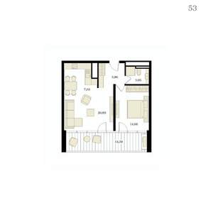 2-к квартира, вторичка, 59м2, 10/12 этаж