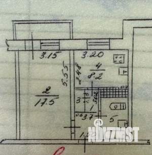1-к квартира, вторичка, 34м2, 2/9 этаж