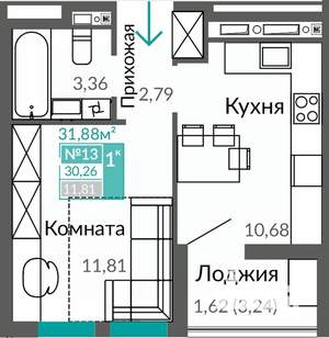 Фото квартиры на продажу (1)