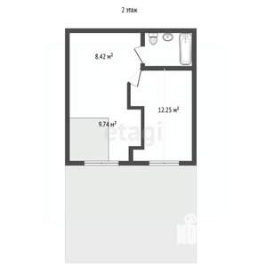 2-к квартира, вторичка, 71м2, 1/9 этаж