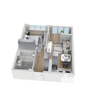 1-к квартира, вторичка, 39м2, 2/17 этаж