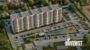 2-к квартира, строящийся дом, 55м2, 2/9 этаж