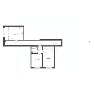 2-к квартира, вторичка, 59м2, 6/9 этаж