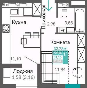 Фото квартиры на продажу (1)