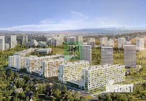 1-к квартира, строящийся дом, 32м2, 8/9 этаж