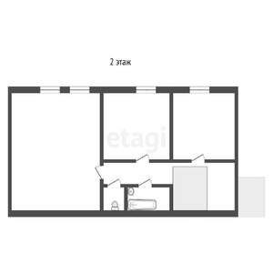 4-к квартира, вторичка, 165м2, 2/2 этаж
