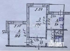 2-к квартира, вторичка, 54м2, 2/9 этаж