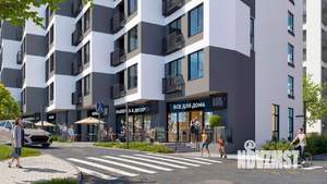 1-к квартира, строящийся дом, 44м2, 5/9 этаж