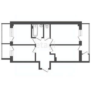 3-к квартира, вторичка, 67м2, 4/11 этаж