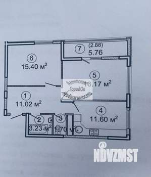 2-к квартира, вторичка, 59м2, 4/9 этаж