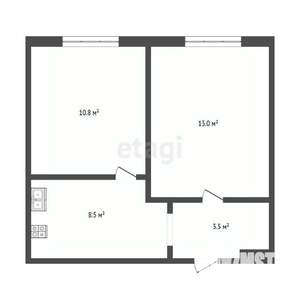 2-к квартира, вторичка, 36м2, 5/5 этаж