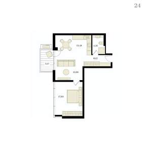 2-к квартира, вторичка, 57м2, 5/12 этаж