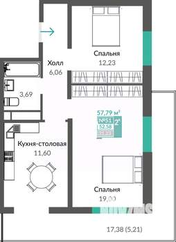 Фото квартиры на продажу (1)