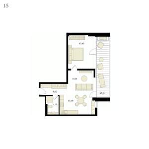 2-к квартира, вторичка, 63м2, 4/12 этаж