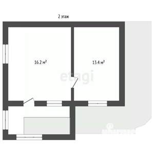 4-к квартира, вторичка, 88м2, 2/2 этаж