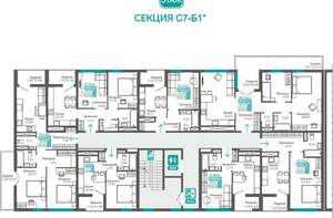 1-к квартира, вторичка, 30м2, 9/9 этаж