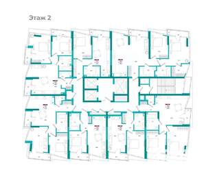 2-к квартира, вторичка, 63м2, 2/24 этаж