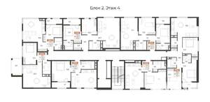 1-к квартира, вторичка, 45м2, 4/8 этаж