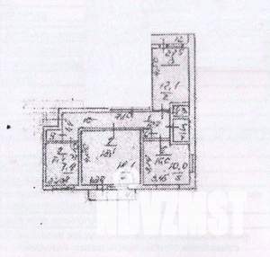 4-к квартира, вторичка, 78м2, 5/9 этаж