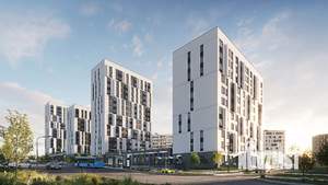 3-к квартира, строящийся дом, 108м2, 1/16 этаж