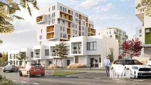 2-к квартира, строящийся дом, 54м2, 1/10 этаж