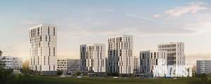 2-к квартира, строящийся дом, 57м2, 1/16 этаж