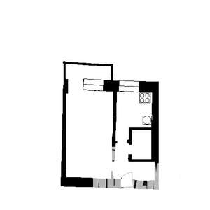 1-к квартира, вторичка, 31м2, 2/5 этаж