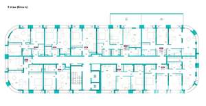 2-к квартира, вторичка, 61м2, 2/9 этаж
