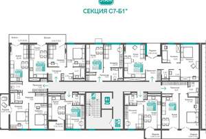 1-к квартира, вторичка, 49м2, 3/9 этаж