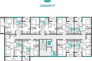 1-к квартира, вторичка, 31м2, 5/9 этаж