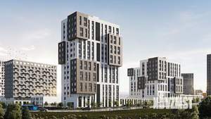 1-к квартира, строящийся дом, 50м2, 2/16 этаж