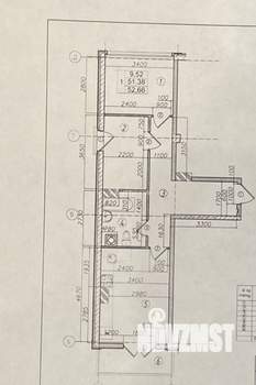 2-к квартира, вторичка, 51м2, 8/9 этаж