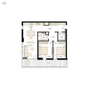 3-к квартира, вторичка, 84м2, 8/12 этаж