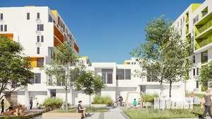 2-к квартира, строящийся дом, 69м2, 1/2 этаж