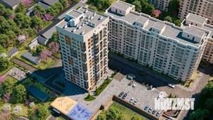 1-к квартира, строящийся дом, 45м2, 12/16 этаж