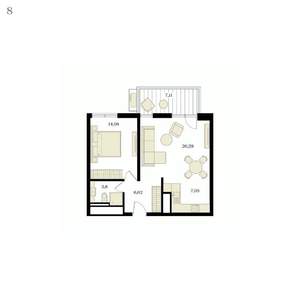 2-к квартира, вторичка, 53м2, 3/12 этаж