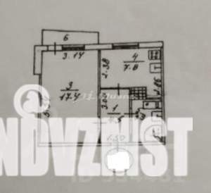 1-к квартира, вторичка, 35м2, 7/9 этаж
