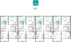 3-к квартира, вторичка, 74м2, 2/2 этаж