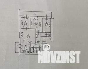 3-к квартира, вторичка, 69м2, 7/9 этаж