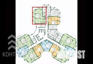 2-к квартира, вторичка, 72м2, 2/16 этаж