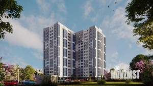 2-к квартира, строящийся дом, 67м2, 2/16 этаж