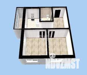 2-к квартира, вторичка, 42м2, 7/16 этаж