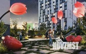 2-к квартира, вторичка, 57м2, 1/17 этаж