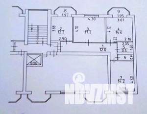 3-к квартира, вторичка, 76м2, 3/10 этаж