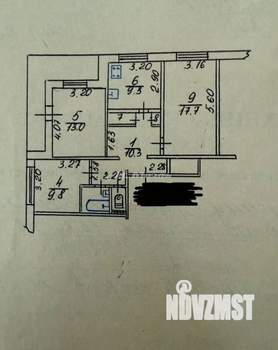 3-к квартира, вторичка, 70м2, 2/9 этаж